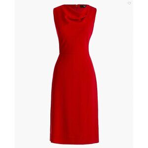 J. Crew 365 Red Cocktail Dress, Size 10 Tall